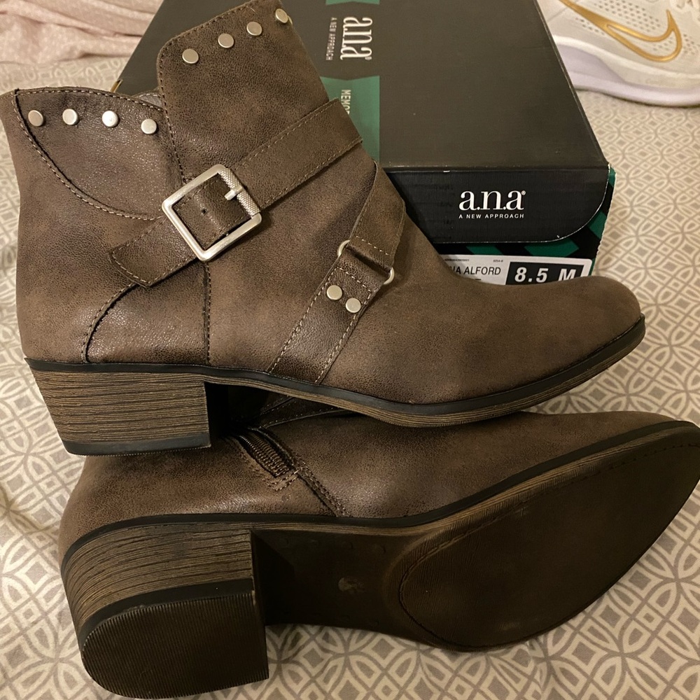 ANA Alford Taupe Bootie